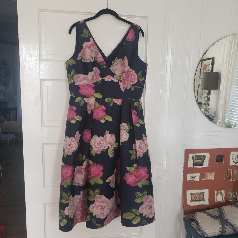 Floral dress by Eliza size 14